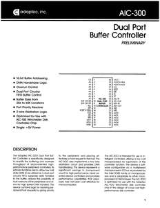 AIC-300 DUAL PORT BUFFER CONTROLLER