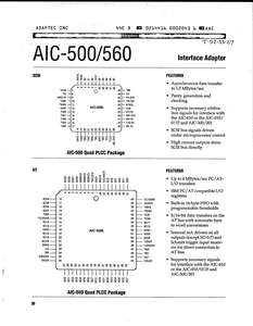 AIC-500 560 BROCHURE