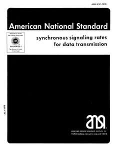 X3.001-1976 SYNCHRONOUS SIGNALING RATES FOR DATA TRANSMISSION