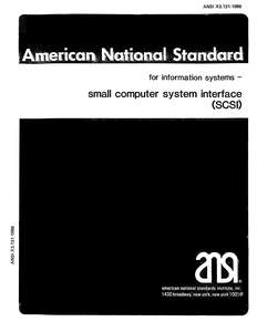 X3.131-1986 SCSI