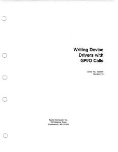 000959-10 WRITING DEVICE DRIVERS WITH GPIO CALLS JUN87