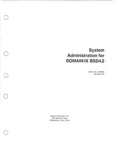 009355-00 SYSTEM ADMINISTRATION FOR DOMAIN IX BSD4.2 DEC86