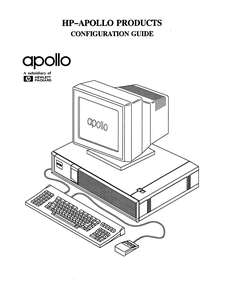 HP-APOLLO PRODUCTS CONFIGURATION GUIDE DEC89