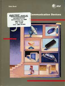 1987 ATT COMMUNICATIONS DEVICES DATA BOOK