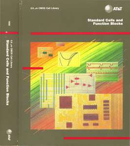 1990 ATT 0.9U CMOS CELL LIBRARY