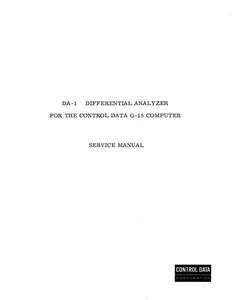 60064800 DA-1 SERVICE MAN MAY65