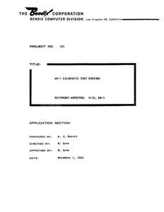 AN-1 DIAGNOSTIC NOV62