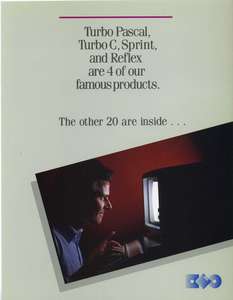 BORLAND BROCHURE 1987