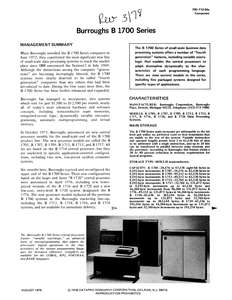 70C-112-04 7608 BURROUGHS B1700