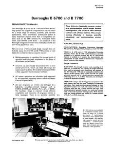 70C-112-11 7312 BURROUGHS B6700 B7700