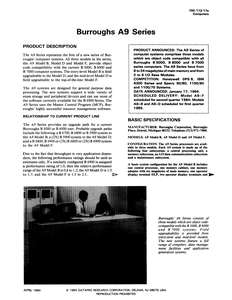 70C-112-17 8404 BURROUGHS A9