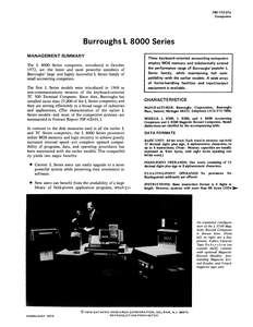 70C-112-21 7302 BURROUGHS L8000