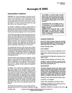 70C-117MM-20 8610 BURROUGHS B3965