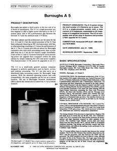 70C-117MM-35 8611 BURROUGHS A5