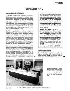 70C-117MM-45 8607 BURROUGHS A10