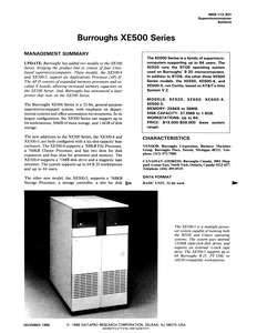 M09-112-30 8612 BURROUGHS XE500
