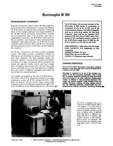 M11-112-30 8202 BURROUGHS B 90