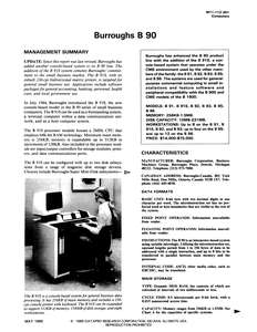 M11-112-30 8505 BURROUGHS B 90