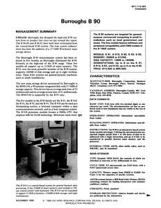 M11-112-30 8611 BURROUGHS B 90