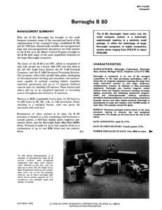 M11-112-35 7610 BURROUGHS B 80