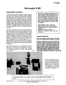 M11-112-35 8102 BURROUGHS B 80