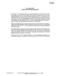 M11-112-40 7311 BURROUGHS B 700