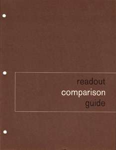 1095 BURROUGHS READOUT COMPARISON GUIDE 196810