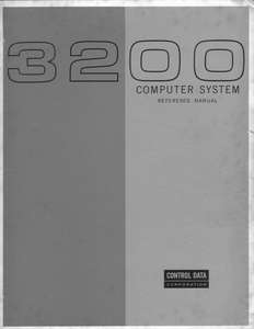 3200 COMPUTER SYSTEM REFMAN DEC66