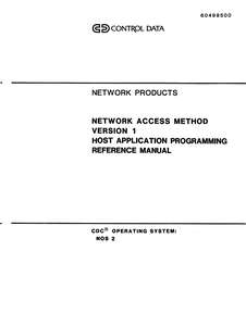 60499500W NAM HOST APP PROGRAMMING RM