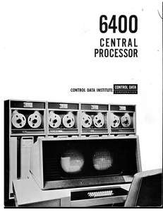 6400 CENTRAL PROCESSOR TRAINING MANUAL FEB67 NEW