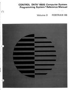 6600 PROGRAMMING SYSTEM VOL3 FORTRAN66 1965