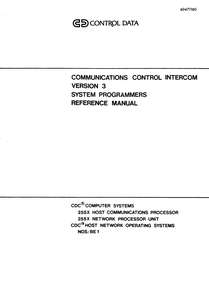 CCI 3 SYSTEM PROG REFMAN DEC79