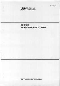 CDC110 SOFTWAREUSERSMANUAL 62940025EPDF
