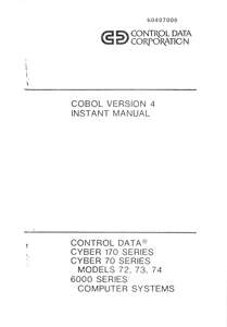 COBOL VER 4 INSTANT FEB76