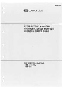 CRM ADVANCED ACCESS METHODS VER 2 USERSGUIDE MAR86