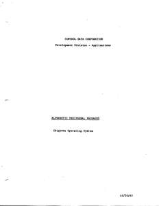 CHIPPEWA OPERATING SYSTEM.PART2.INDEXED.1965