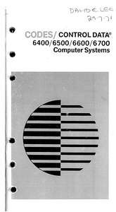 CODES 6X00 INSTANT JUN70