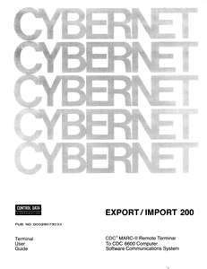 EXPORT-IMPORT 200 TERMINAL USER GUIDE.D0028073033.1971