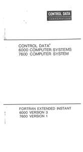 FORTRAN EXTENDED VER 3 MAY71
