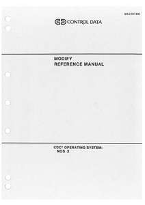 MODIFY REFMAN SEPT85