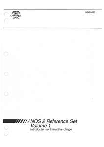 NOS 2 VOL1 INTRODUCTION TO INTERACTIVE USAGE SEPT86