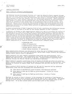 PSI EXERPTS 67.MODE4 200UT SPECIFICATION.JUN74