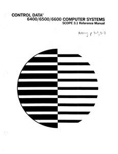 SCOPE 3.1 REFMAN APR68