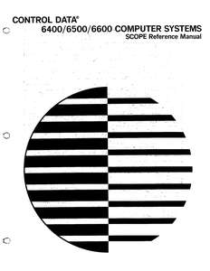 SCOPE 3.2 REFERENCE MANUAL REV K