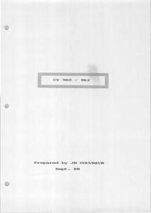 CY960 HARDWARE HANDOUT