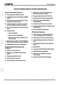 82C5059 AT DISK CONTROLLER BROCHURE