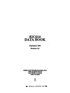 82C614 MCA BUS MASTER 199009