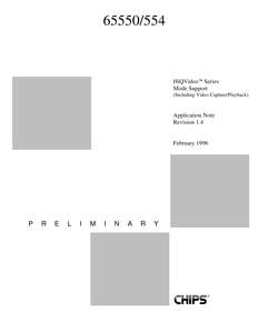 CHIPS 65550 65554 APP NOTE 199602