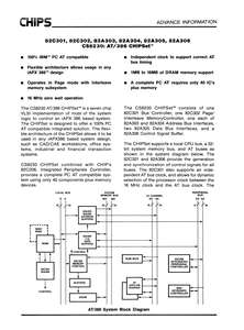 CS8230 AT386 CHIPSET 82C301 302 303 304 305 306 PRELIM