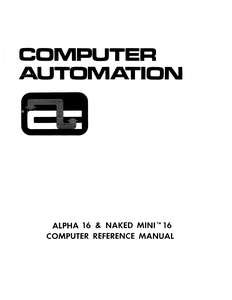 ALPHA16 REFMAN JAN72
